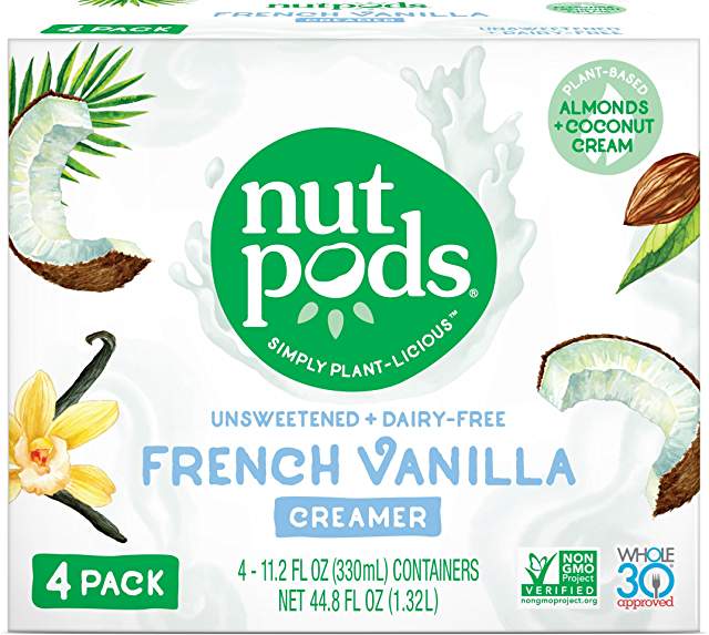 Nut Pods creamer french vanilla, dairy free, unsweetened
