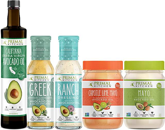 Primal Kitchen Whole 30 Starter set dressings, mayo and avocado oil