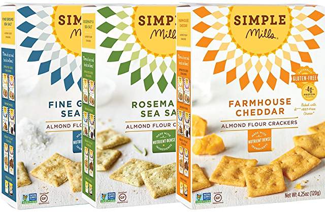 Simple Mills crackers set of 3